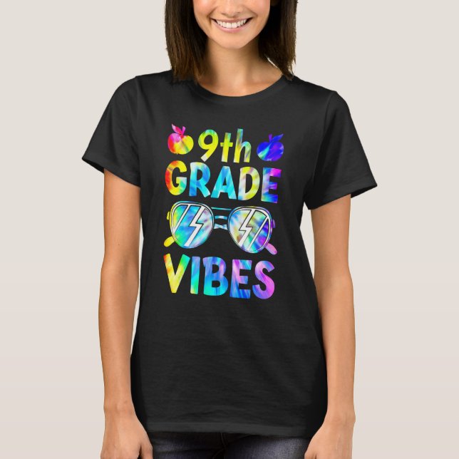 Camiseta 9.º Grado Vibes De Vuelta A La Escuela (Anverso)