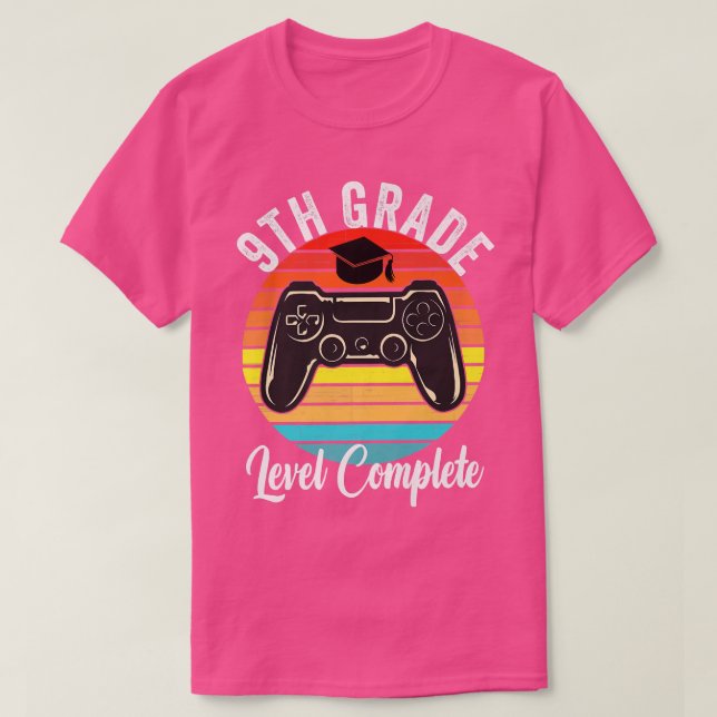 Camiseta 9.º Graduado Finalizado Video Gam 2022 (Diseño del anverso)