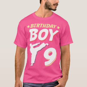 Camiseta 9.º Nacimiento Karate Boy Taekwondo De 9 Años