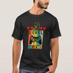 Camiseta 9.º Nacimiento Niño Nivel 9 Desbloqueado Video Gam