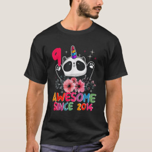 Camiseta 9.º Pandacorn 9 Panda Unicorn