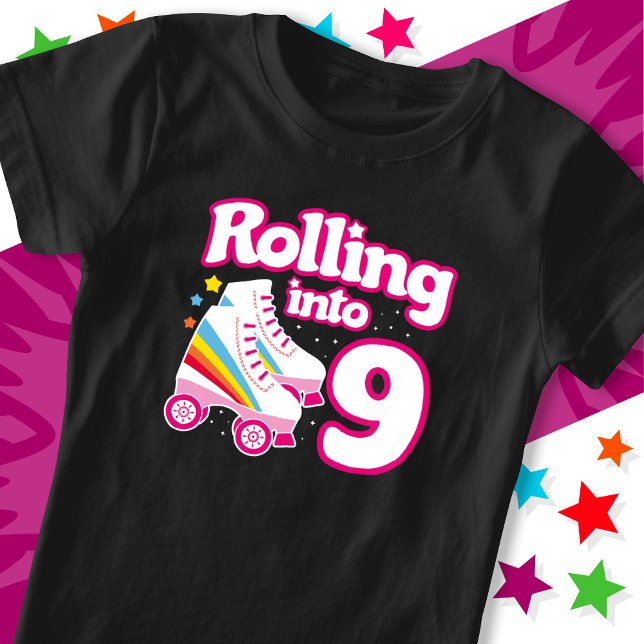 Camiseta 9.º patinaje sobre patinaje artístico sobre patine (Subido por el creador)