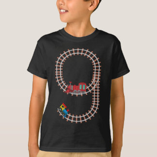 Camiseta 9.º regalo para niños de 9 años sobre el tema del