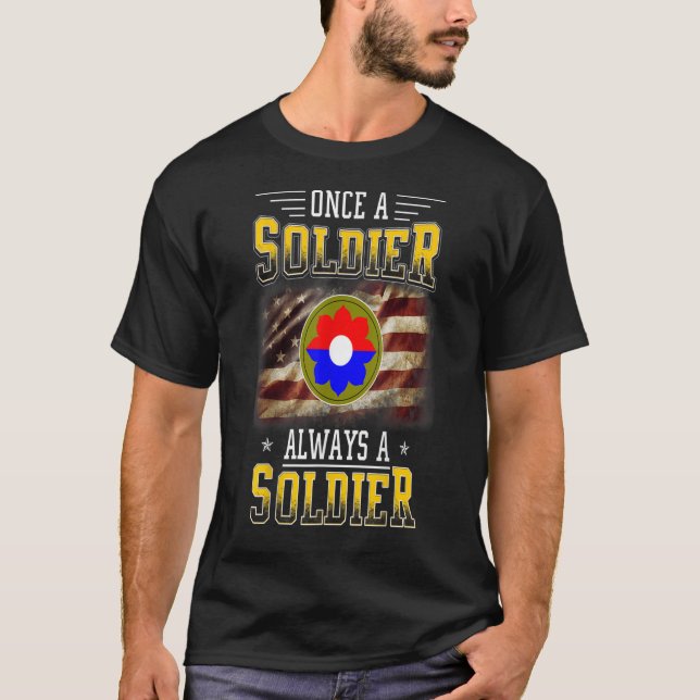 Camiseta 9.º veterano de la División de Infantería, siempre (Anverso)