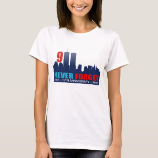 Camiseta 9/11 10mo aniversario - horizonte de las torres