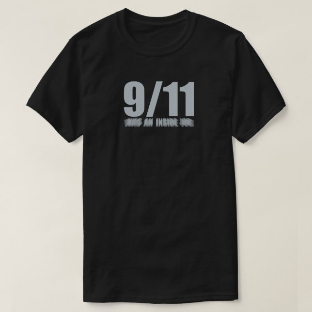 CAMISETA 9/11 ERA UN TRABAJO INTERIOR (Diseño del anverso)