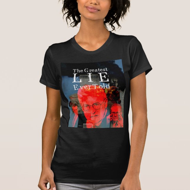 Camiseta 9/11: La mentira más grande dijo nunca (Anverso)