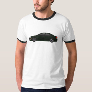 Camiseta 9-3 aero- verde del grafito de los SS