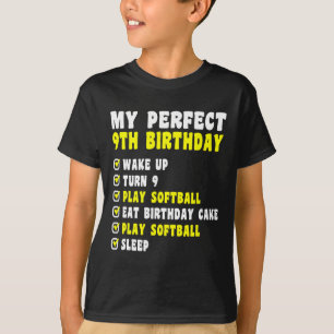 Camiseta 9 años Cumpleaños perfecto número 9 Cumpleaños sua