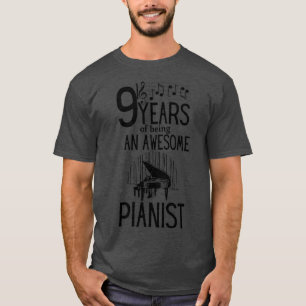 Camiseta 9 años de ser un gran pianista (2)