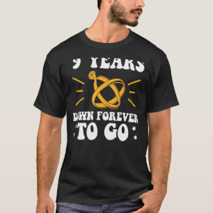 Camiseta 9 años para el noveno aniversario del boda