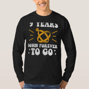 Camiseta 9 años para el noveno aniversario del boda