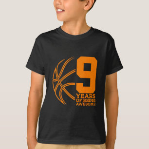 Camiseta 9 años siendo increíble Cumpleaños 9 de Sketll
