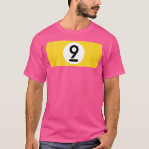 Camiseta 9 Ball Billiards Pool Table Nueve Ball