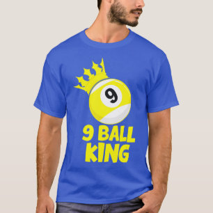 Camiseta 9 Ball King Champion 9 Ball Billiards pool Player