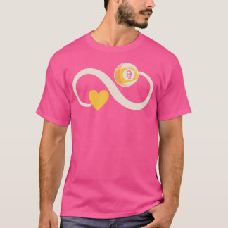 Camiseta 9 Billetes de billar de bolas