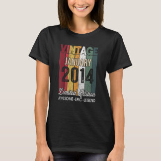 Camiseta 9 de enero de 2014 9 años de edad