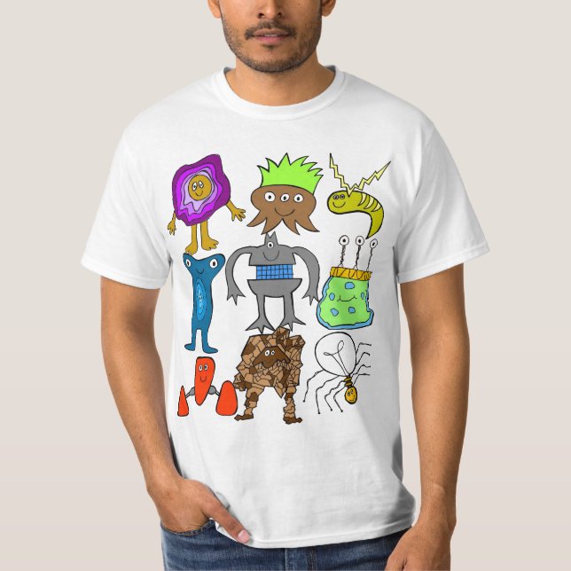 Camiseta 9 de los monstruos del albañil (Anverso)