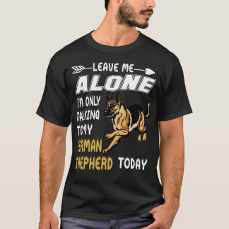 Camiseta 9 Déjame solo Estoy hablando con mi oveja alemana