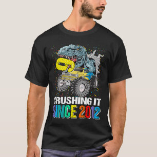 Camiseta 9 Desde 2012 Monster Truck Dinosaur 9t