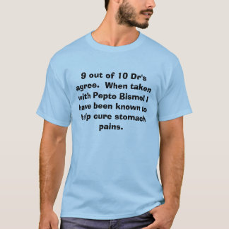 Camiseta 9 fuera del Dr. 10 están de acuerdo.  Cuando está