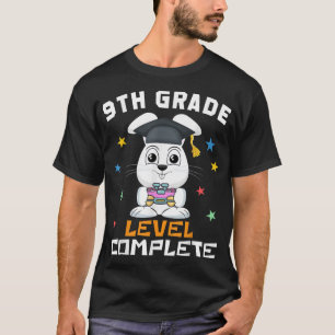 Camiseta 9 Grado de nivel completo Video Gamer Bunny Lover