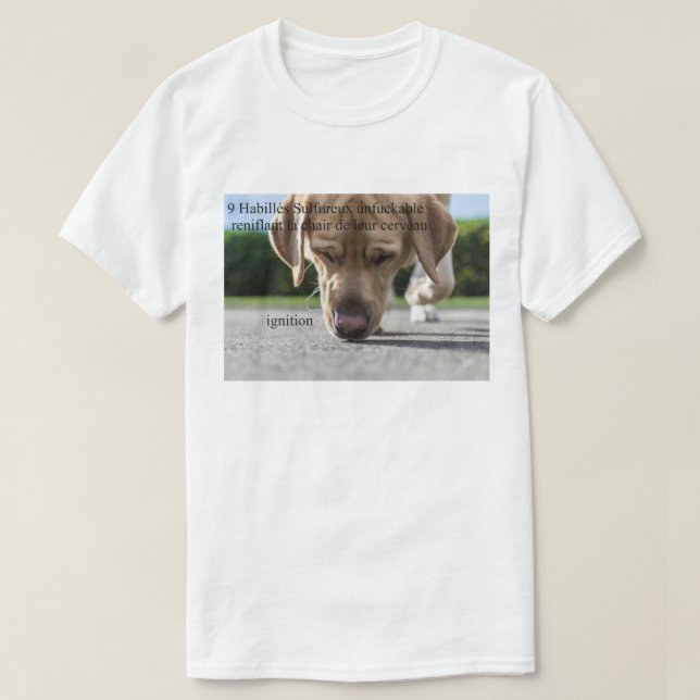 Camiseta 9 Habillés Sulfureux inquebrantable reniflante la  (Diseño del anverso)