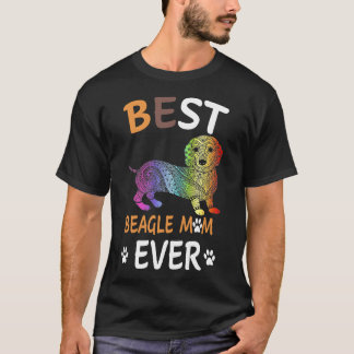 Camiseta 9 Mejor Mamá Beagle de Todos los Tiempos 7