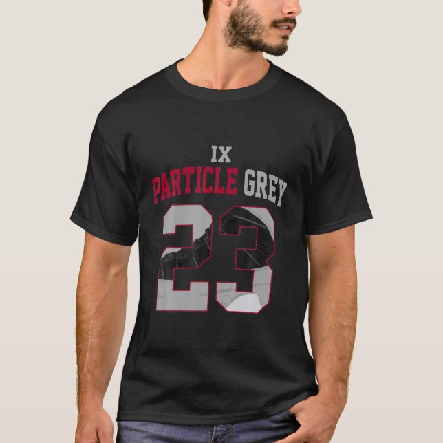 Camiseta 9 Tee Gris De Partículas Para Coincidir Con El Núm (Anverso)