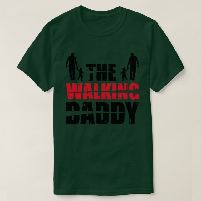 Camiseta 9 the walking dad (Diseño del anverso)