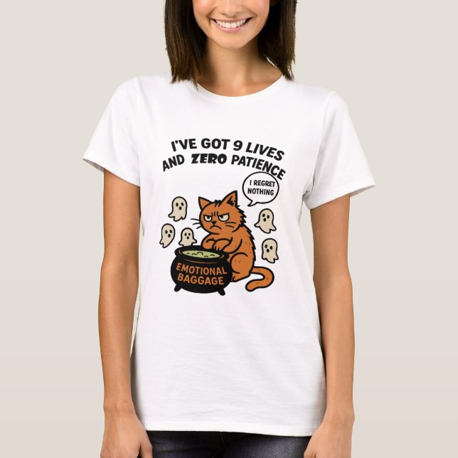 Camiseta 9 vidas (Anverso)