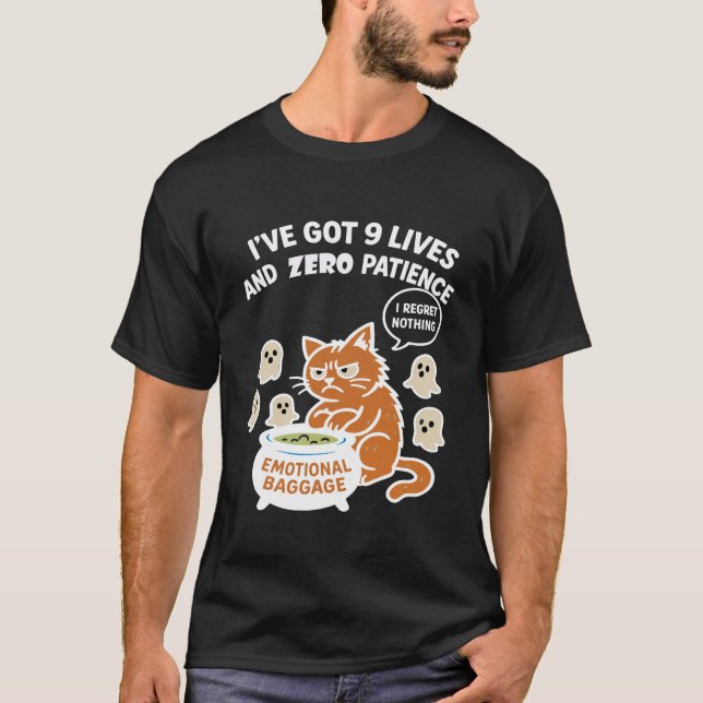 Camiseta 9 vidas (Anverso)
