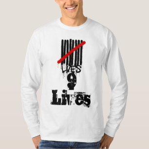 Camiseta 9 vidas Sleev largo