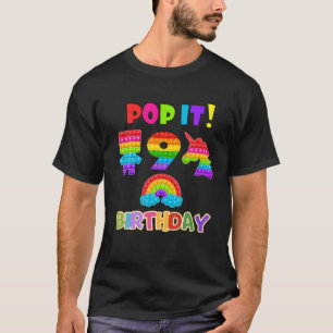 Camiseta 9 Year Old Gifts Birthday Boy Pop It 9