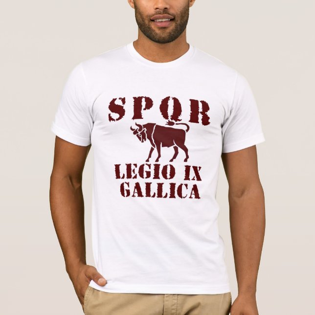 Camiseta 9na legión de Gallica de 09 Julio César - Bull (Anverso)