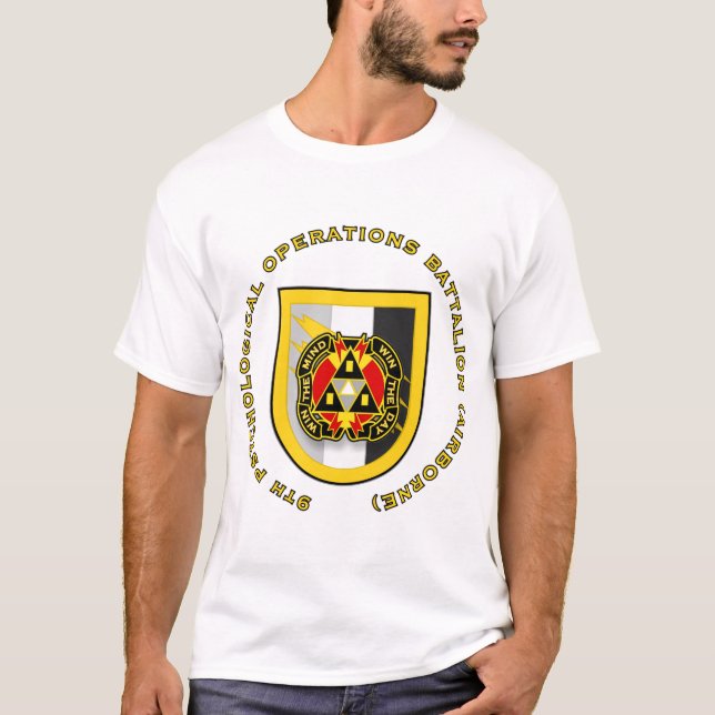 Camiseta 9no Bn de PsyOps - aerotransportados (Anverso)