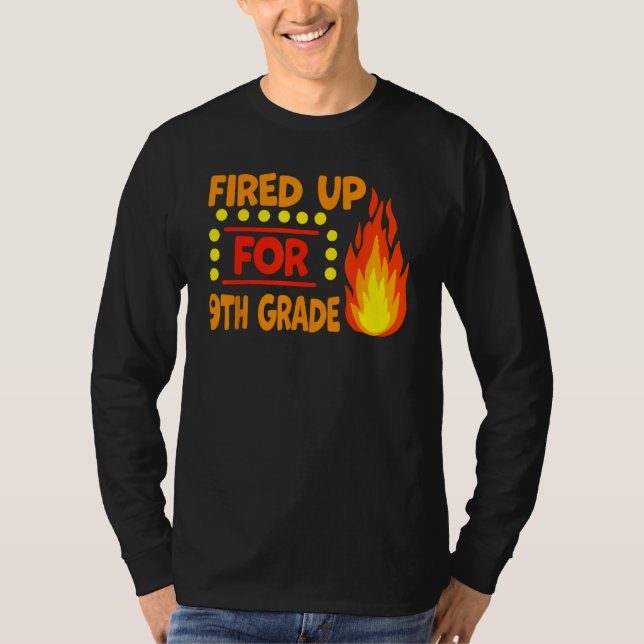 Camiseta 9th Grade First Day of School Back to School Teach (Anverso)