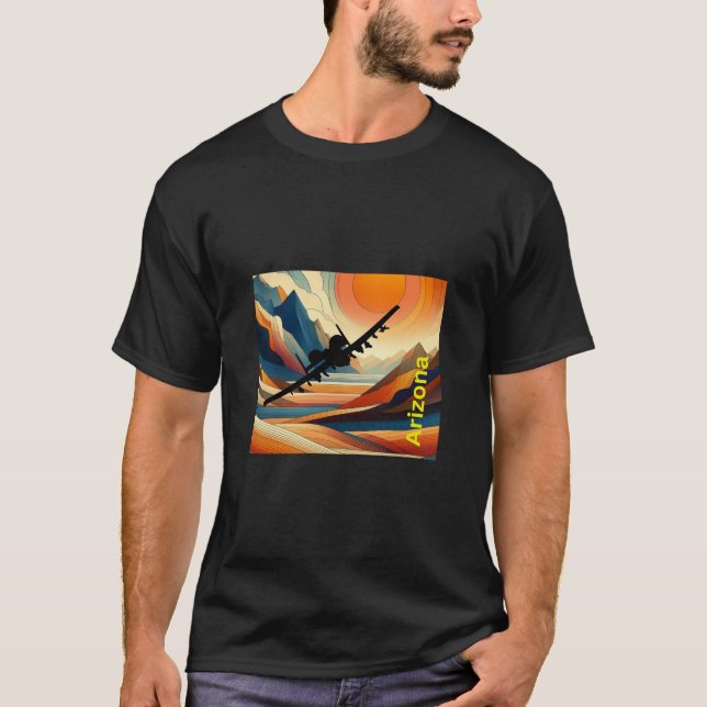 Camiseta A10 Warthog sobre Arizona (Anverso)