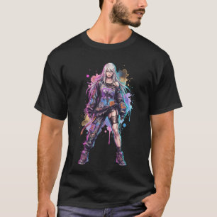 Camiseta A2 NieR Automata Modelo Prototipo Atacante Retrato