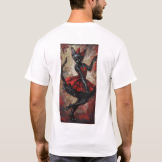 Camiseta A3 de gatos caprichosos Can-Can Dance