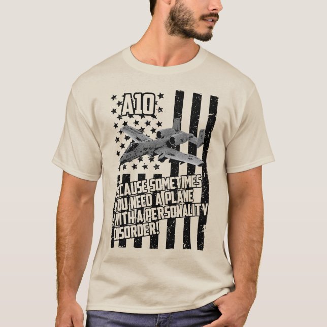 Camiseta A-10: Unyielding Combat Support (Anverso)