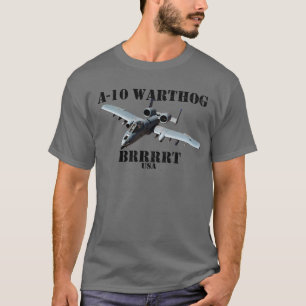 Camiseta A-10 Warthog Ejército A10 Thunderbird BRRRRT