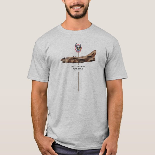 Camiseta A-7E "Corsair II" from VA-72 'Blue Hawks' - 1991 (Anverso)