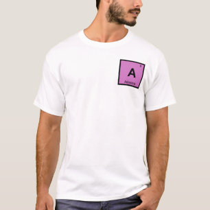 Camiseta A - Adrasteia Nymph Tabla periódica de química gri