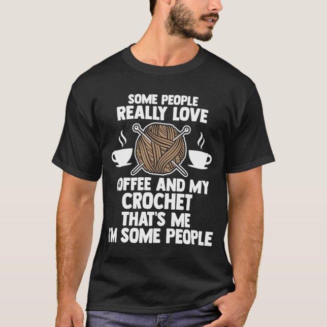 Camiseta a algunas personas les encanta el café y mi punto  (Anverso)