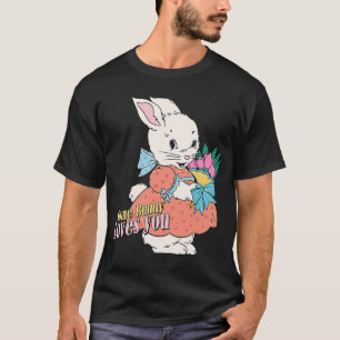 Camiseta A algunos conejitos les encanta la Pascua del cone
