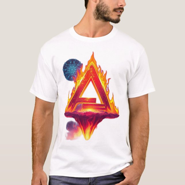 Camiseta „A – Anfang, Ausdruck, Autorität“ (Anverso)