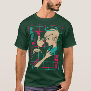 Camiseta A Anime Le Encantan Los Aes Japoneses De Ángel Y O