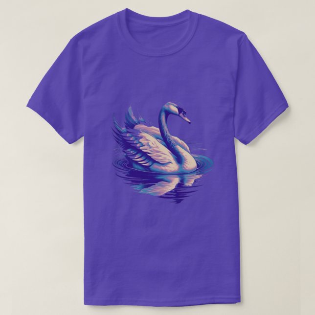 Camiseta A beautiful Swan (Diseño del anverso)