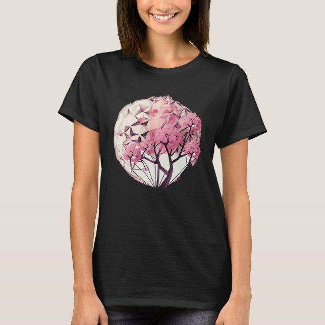 Camiseta A Beautiful Symbol of Renewal Cherry Blossom Tree  (Anverso)